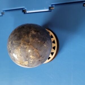 Blue Quartz Crystal Sphere